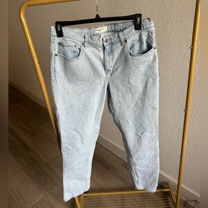 Abercrombie & Fitch The ‘90s Straight Mid Rise Curve Love 32 Regular Jeans